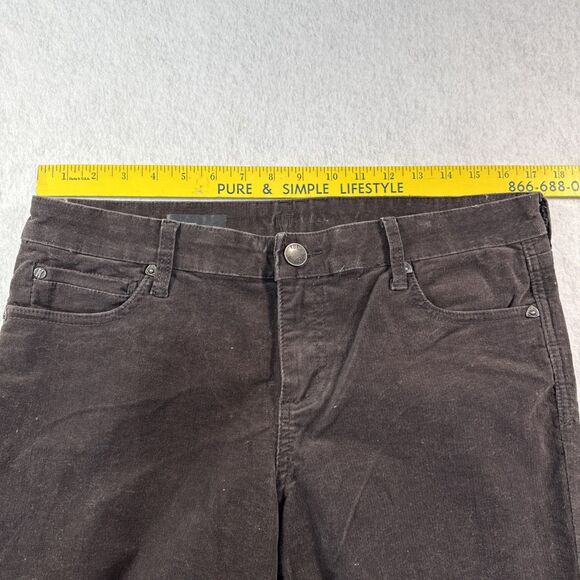 KUT From the Kloth High Rise Diana Corduroy Pants Jeans Women's Size 12 Brown - Picture 9 of 10